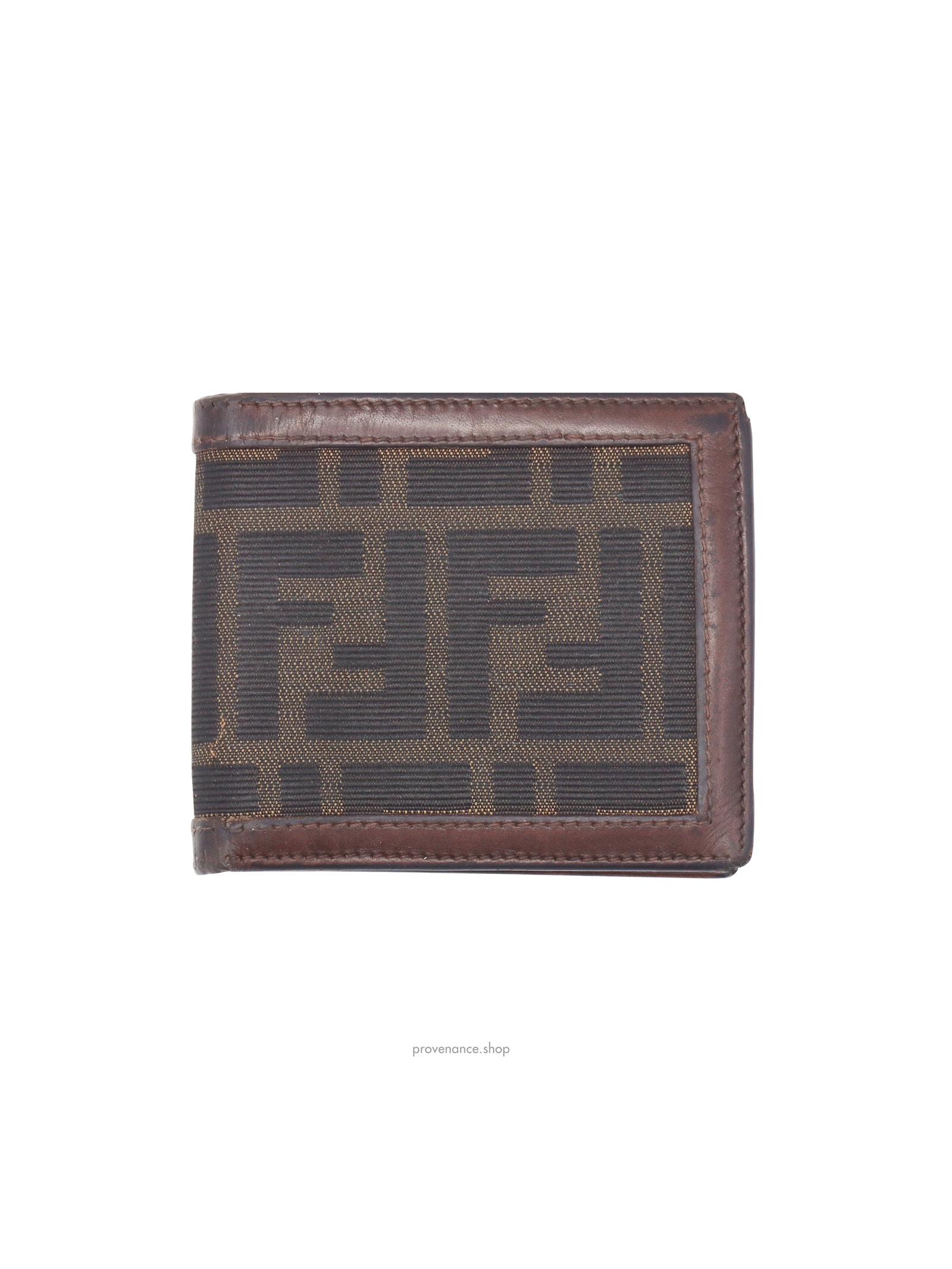 Fendi Id Bifold Wallet - Ff Zucca
